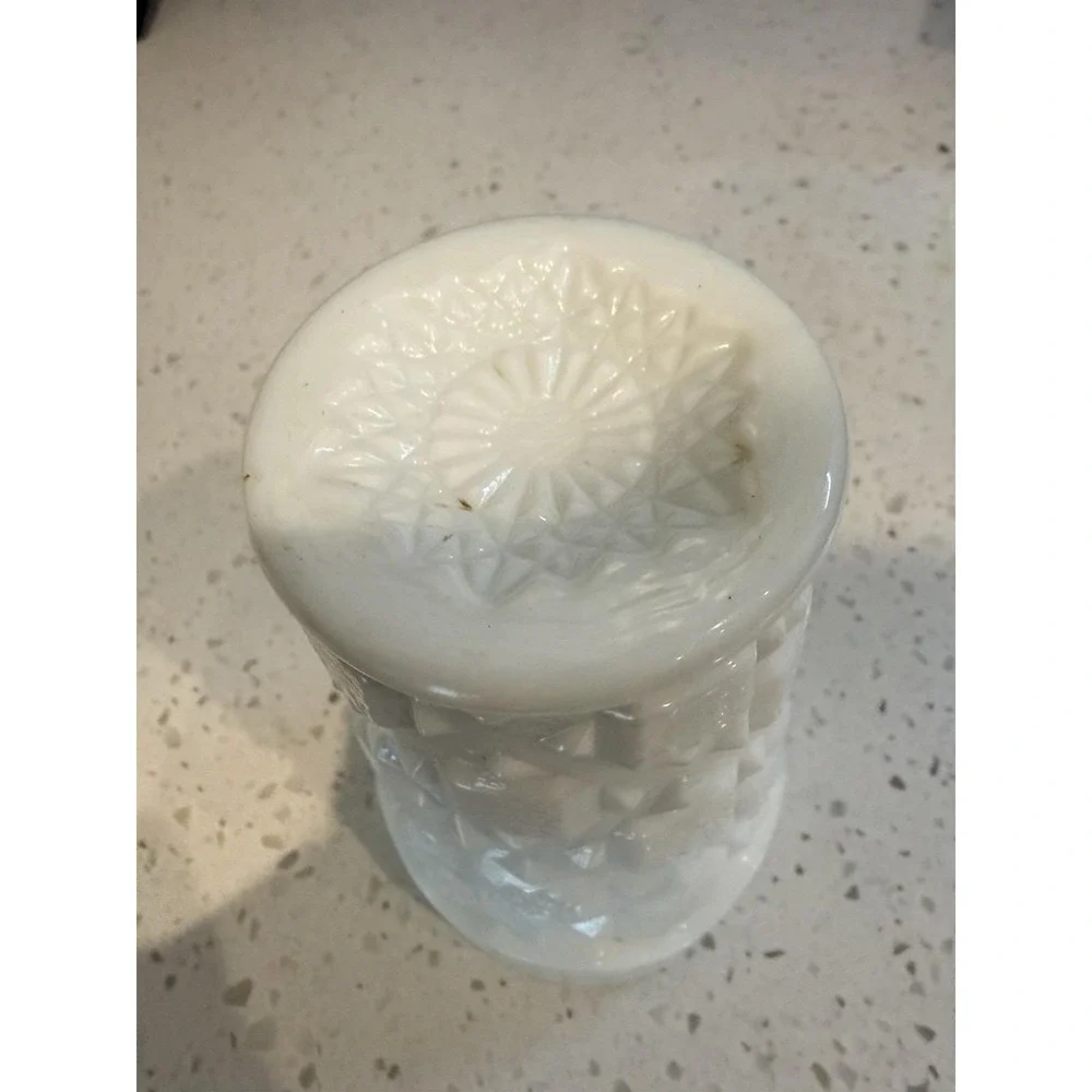 Westmoreland Old Quilt Milk Glass 5